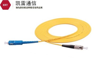 广州凯雷SC-FC单模单芯光纤跳线产品介绍